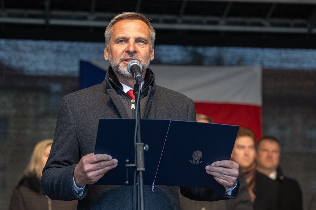 Pietní akt. Foto: Roman Muchka 240308_pietni_akt_masaryk_bosak