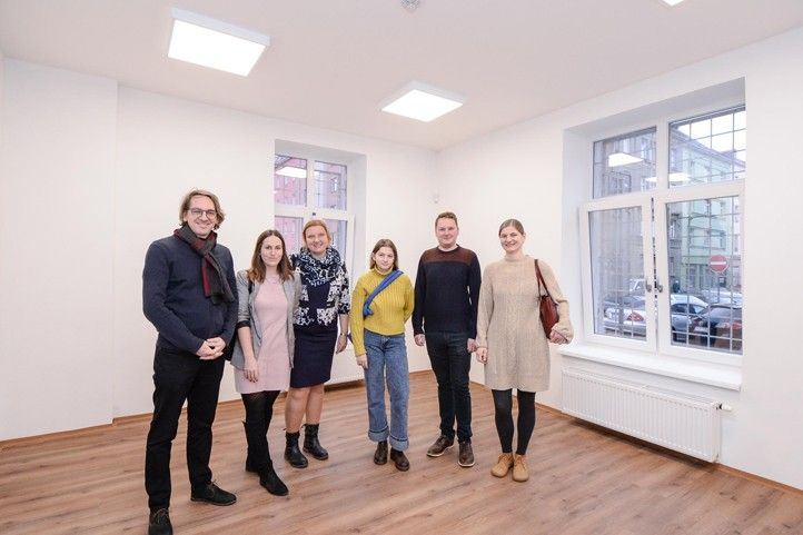 Přízemní prostor Vzducholodi v Rubešově ulici (fotografie: M. Pecuch) 241210_Vzducholod_Rubesova_3