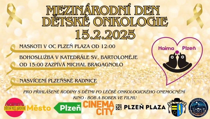 Vizuál Dne dětské onkologie (zdroj: Haima Plzeň) 250212_Detska_onkologie_plakat