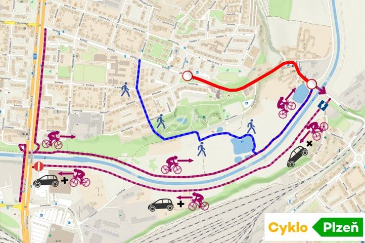 Rolnické náměstí (objízdné a obchozí trasy) 250225_Rolnicke_namesti_Cyklo_pesi