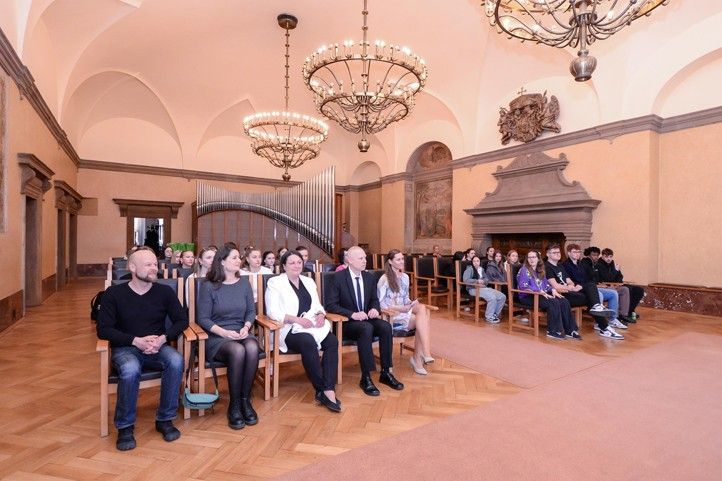 Fotografie z přijetí: M. Pecuch 250407_Obchodni_akademie_Regensburg_1