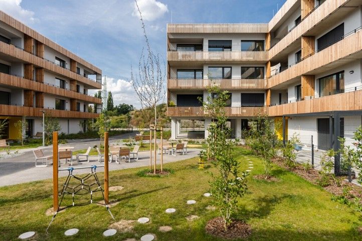 Bytový areál Nová Papírna – blok A (zdroj: organizátor soutěže) 250624_Stavba_roku_PK_Papirna