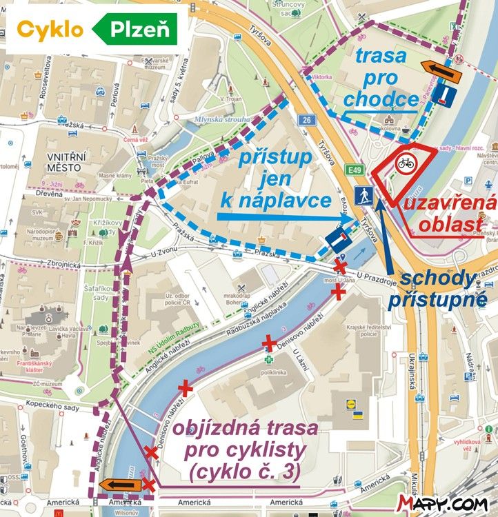 Mapa tras pro cyklisty a chodce 250724_Mapa_cyklo_DIO_Strunc_Sady_web