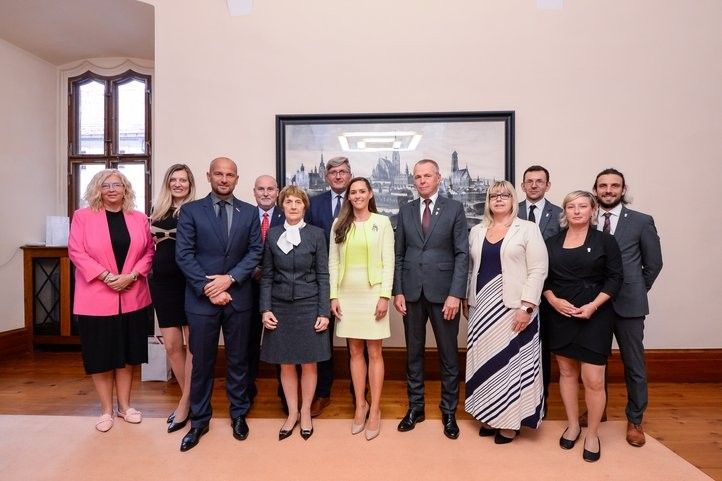 Zástupci partnerských měst Žiliny a Regensburgu zavítali do Plzně. Fotografie: M. Pecuch 250917_partnerska_mesta_01