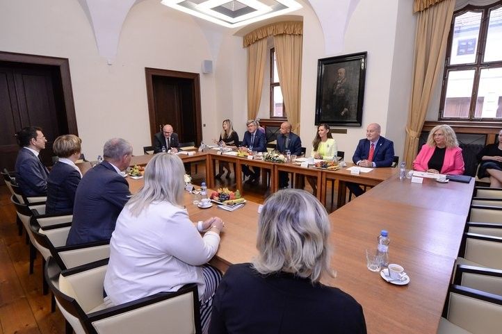 Zástupci partnerských měst Žiliny a Regensburgu zavítali do Plzně. Fotografie: M. Pecuch 250917_partnerska_mesta_02