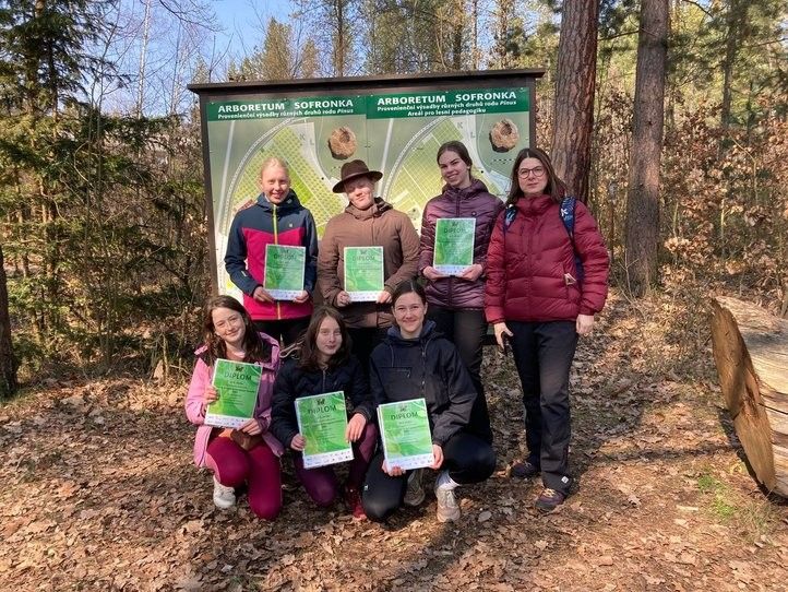 Soutěž Mladí lidé v evropských lesích. Foto: archiv Arboreta Sofronka 260323_soutěž_sofronka_03