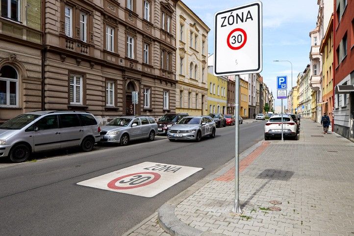Zóna 30 - Bendova ul. (foto: M. Pecuch) 260520_Zona_30_3