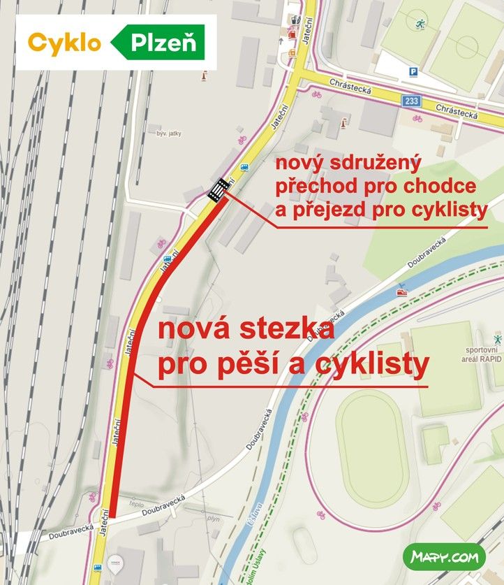 Nová stezka - mapa 260914_Cyklo_stezka_jatecni_mapa